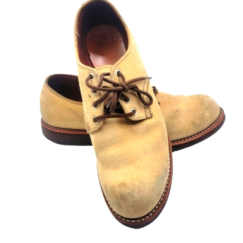 Red Wing Shoes Tan Suede Oxfords 8057
